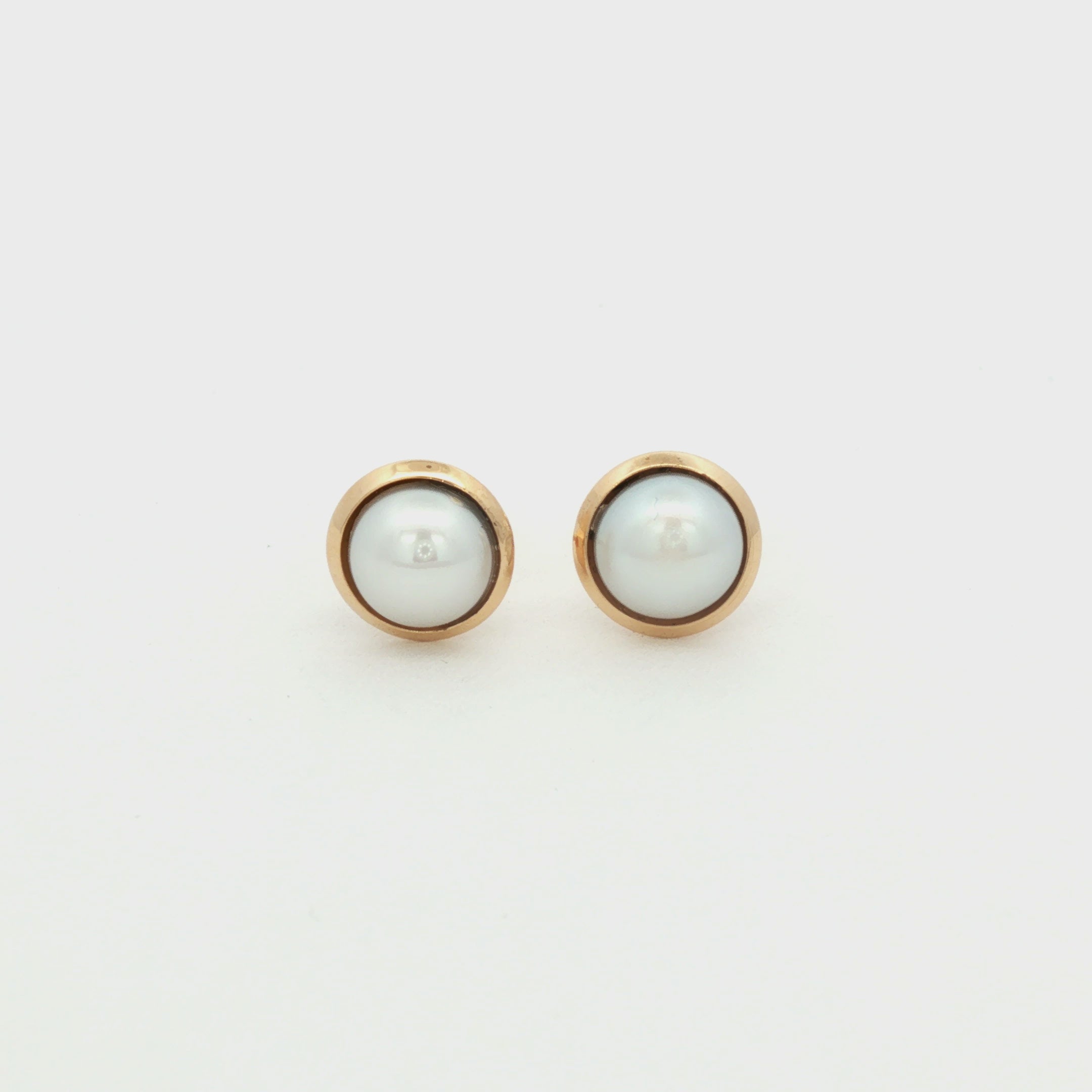 ARETES PERLA MEDIA BOLA