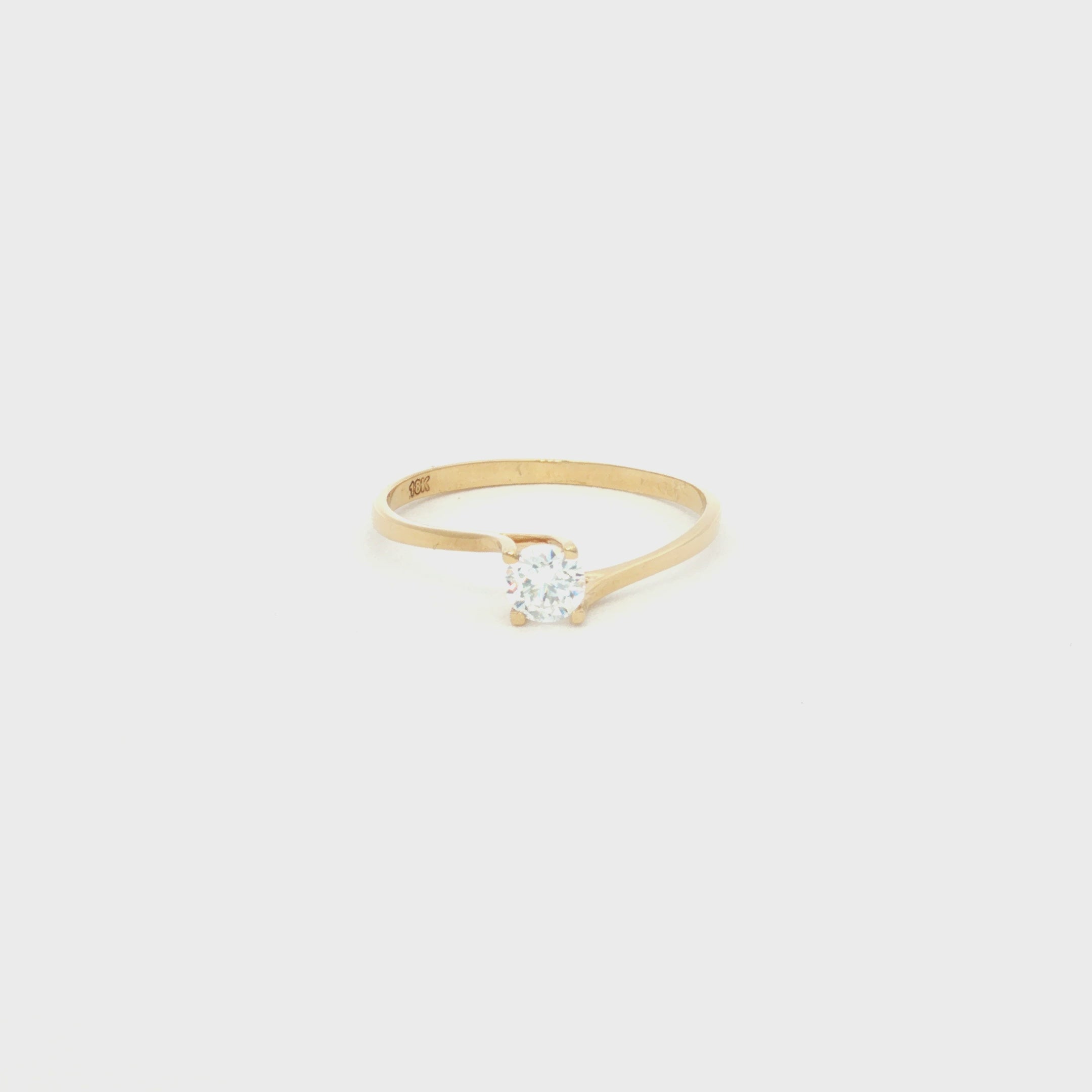 ANILLO ZIRCÓN CRUZADO