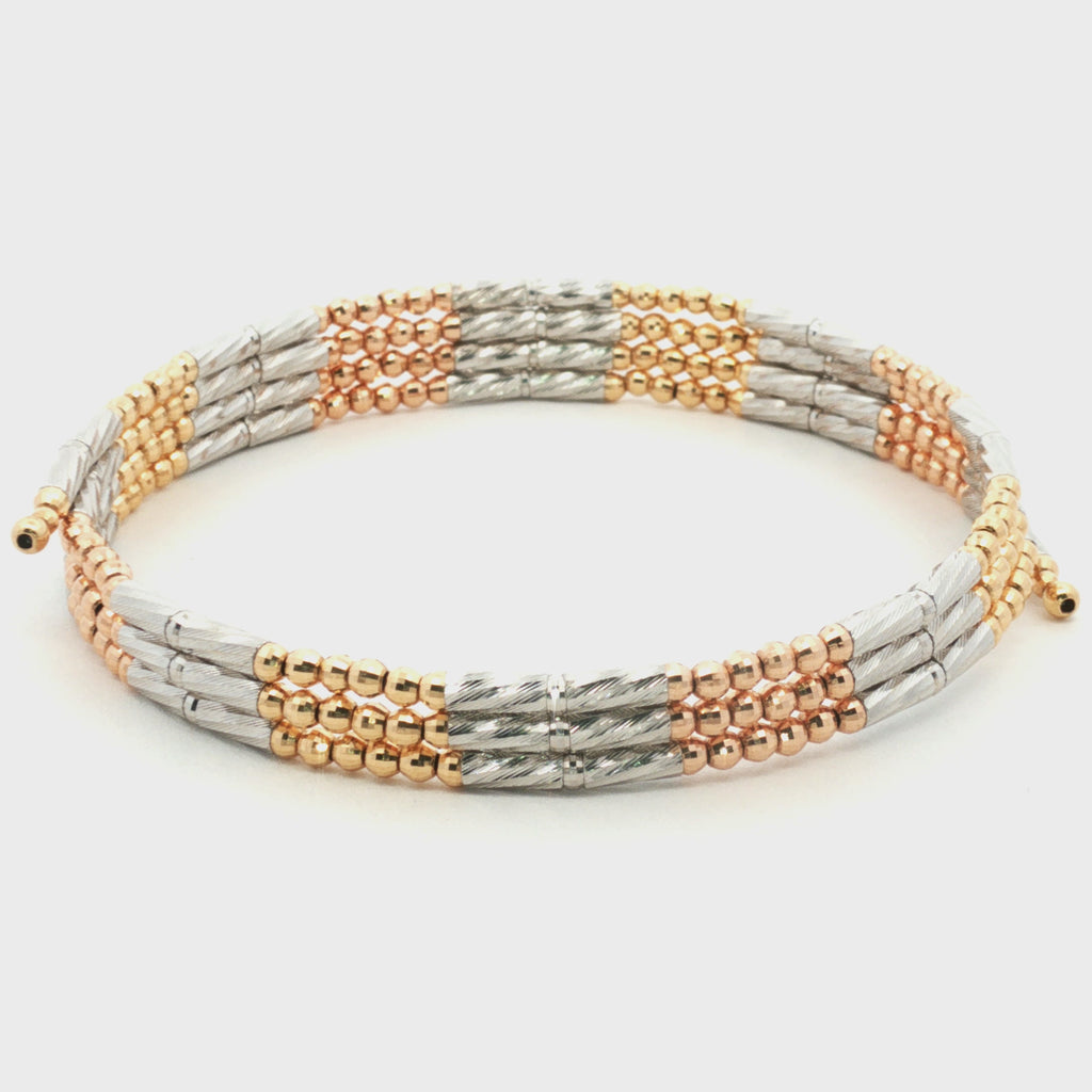 PULSERA ARO GRABADO GUAYA IMANTADA