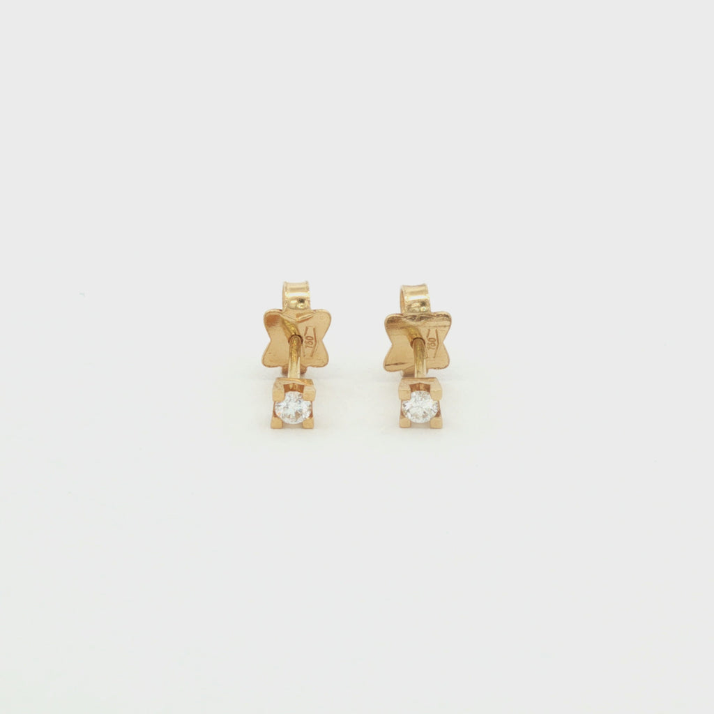 ARETES CON DIAMANTES