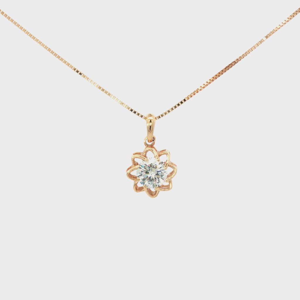 DIJE CORAZÓN CON ZIRCONES