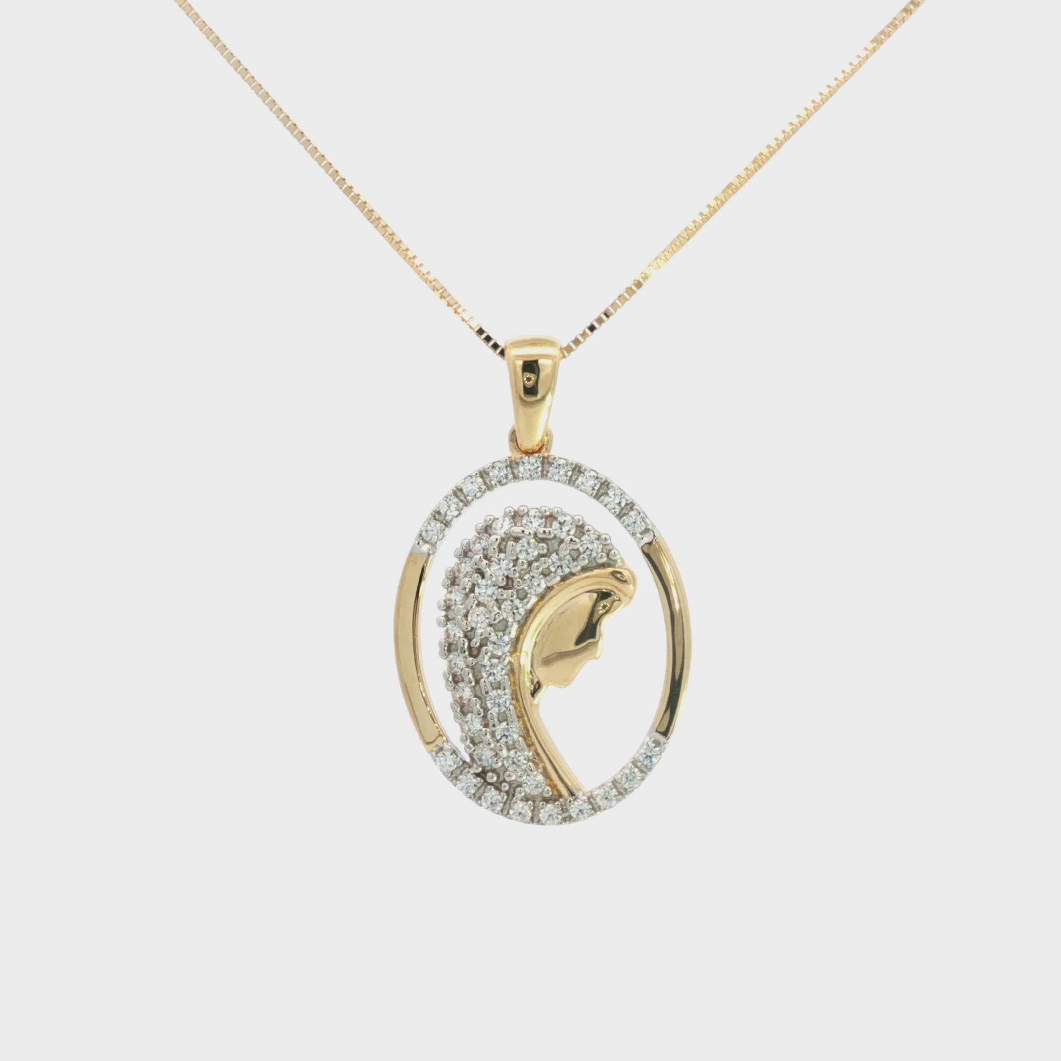 DIJE VIRGEN DEL MANTO OVAL