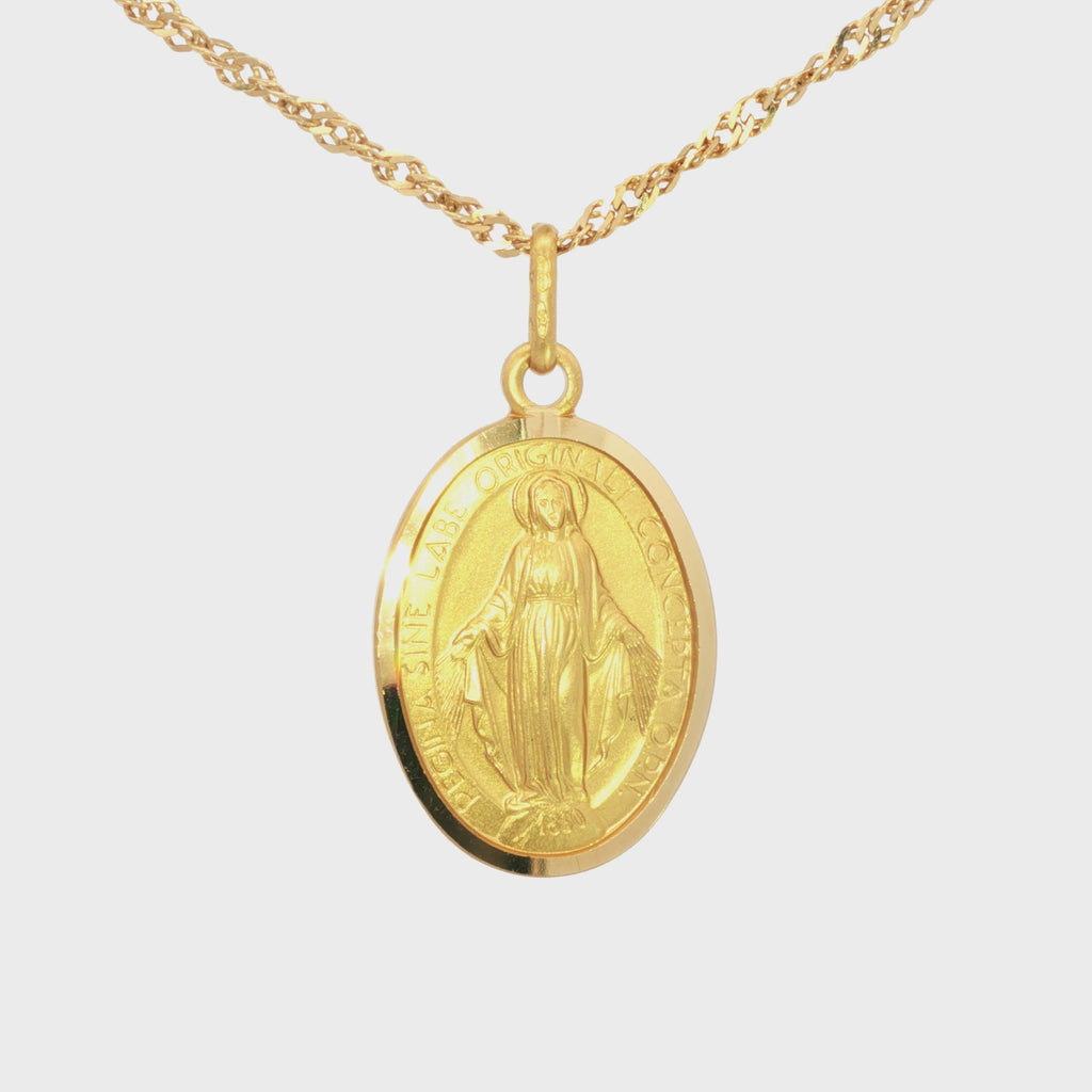 MEDALLA MILAGROSA OVAL