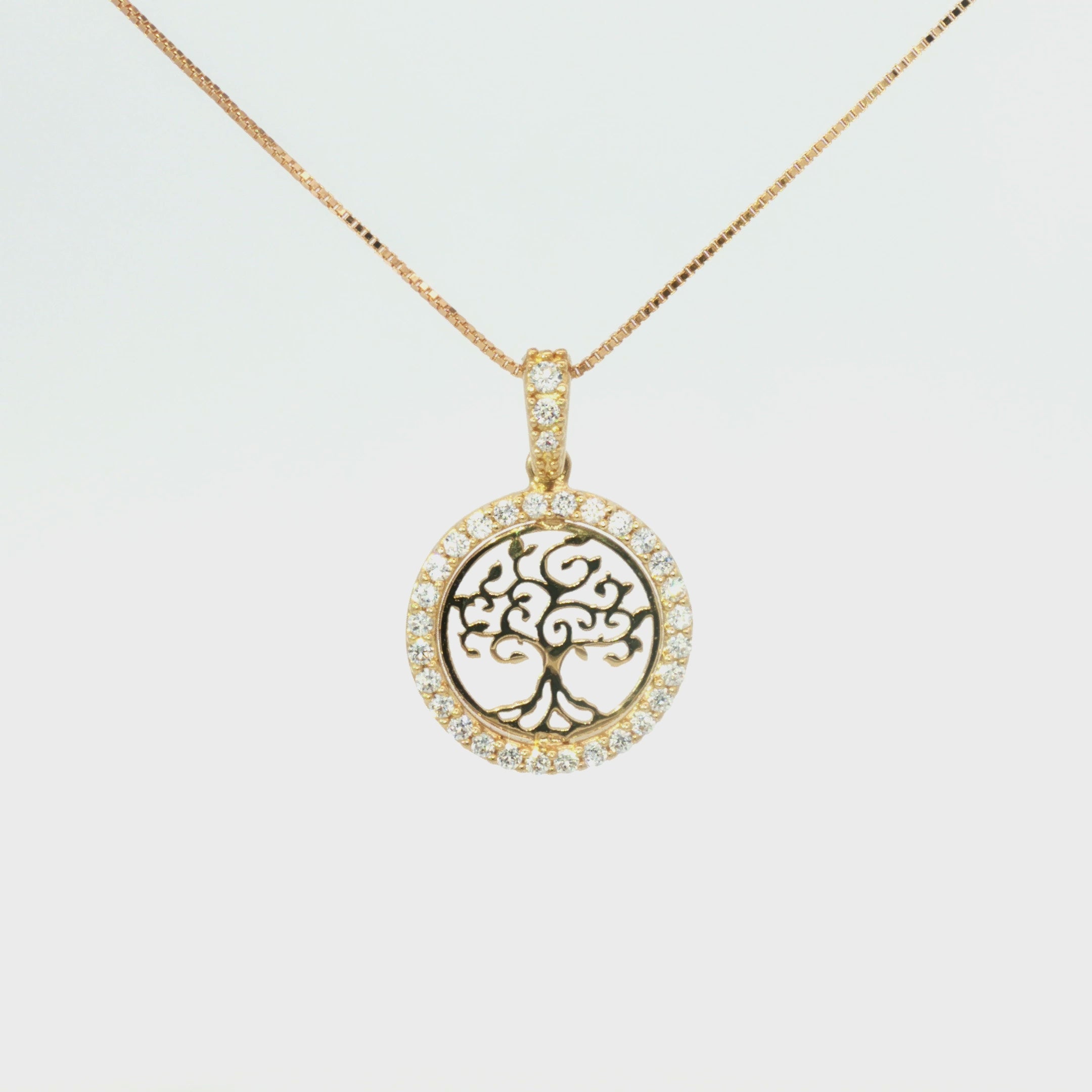 DIJE ARBOL DE LA VIDA ZIRCONES