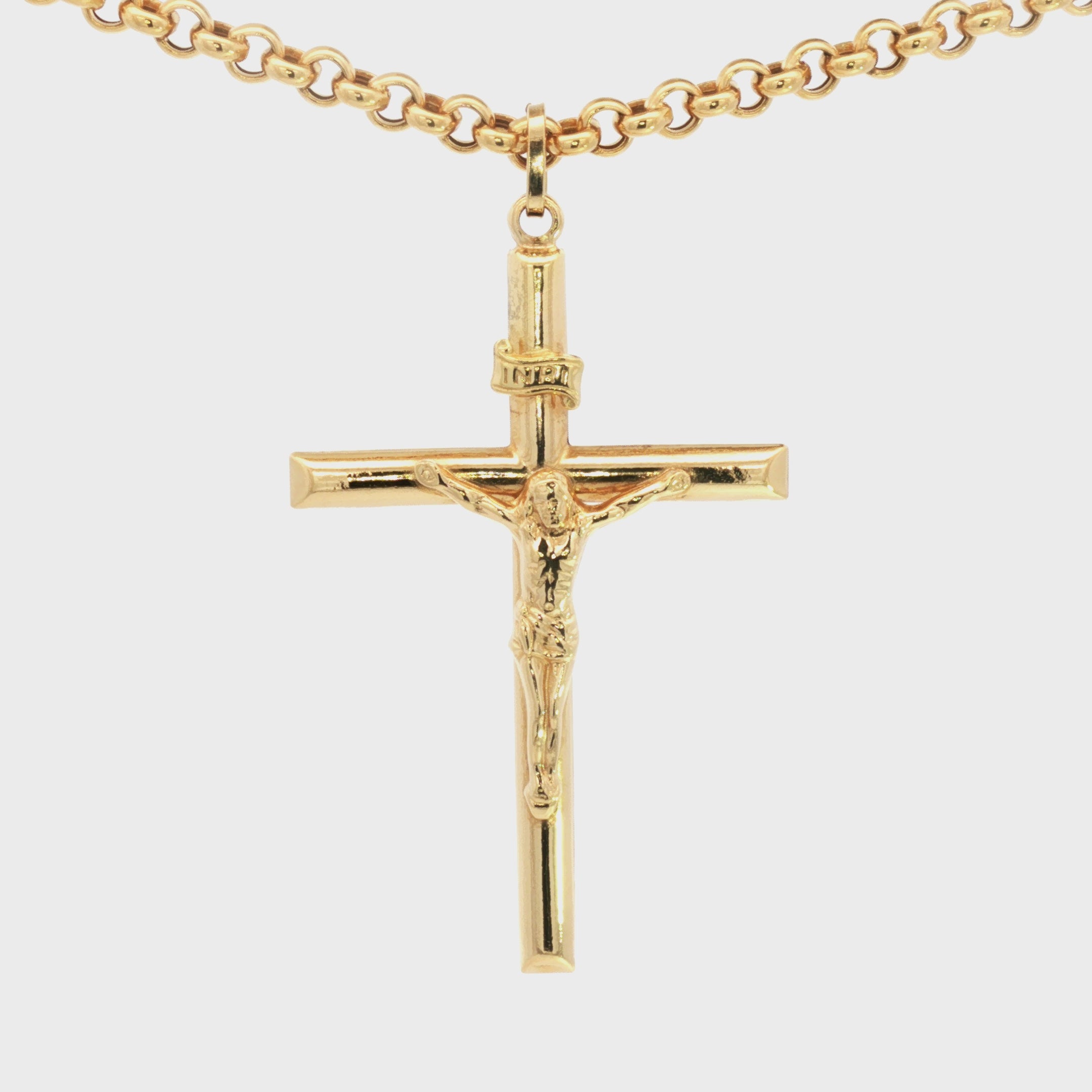 DIJE CRISTO PLANO PUNTAS