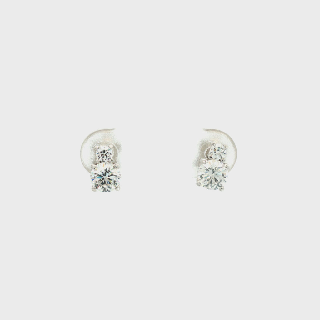 ARETES DOBLE ZIRCÓN