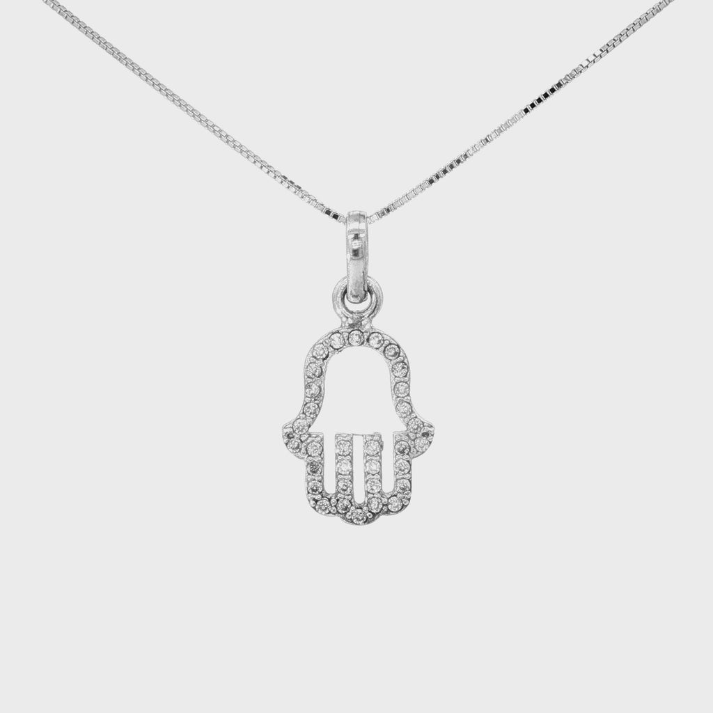 DIJE MANO HAMSA ZIRCONES