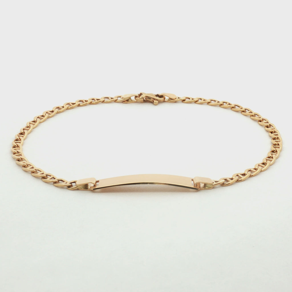 PULSERA ESCLAVA TEJIDO GUCCI PLANA 21CM