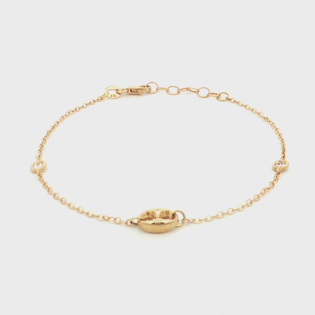 PULSERA GUCCI ZIRCONES 16CM
