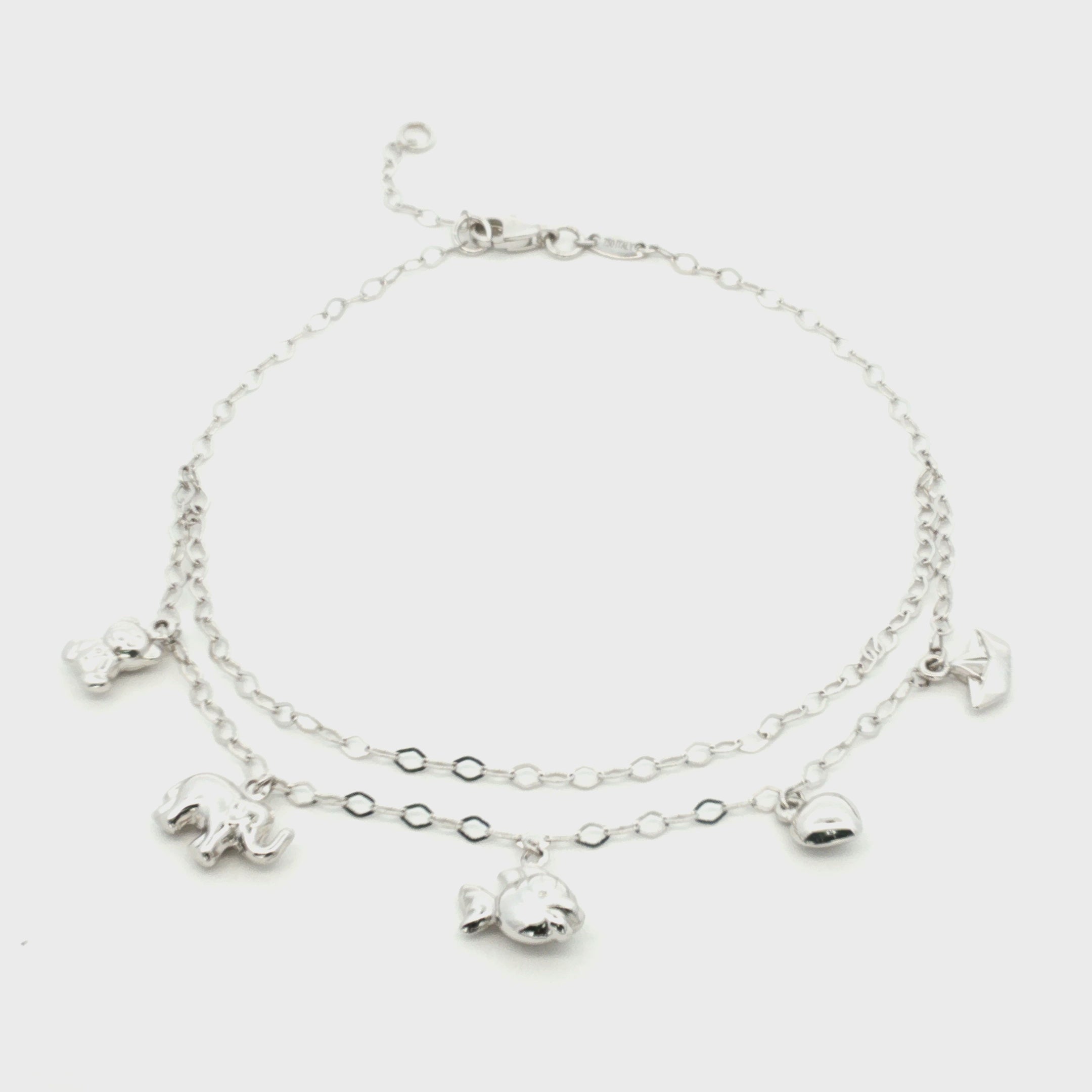 TOBILLERA FORZATINA DOBLE CON DIJES