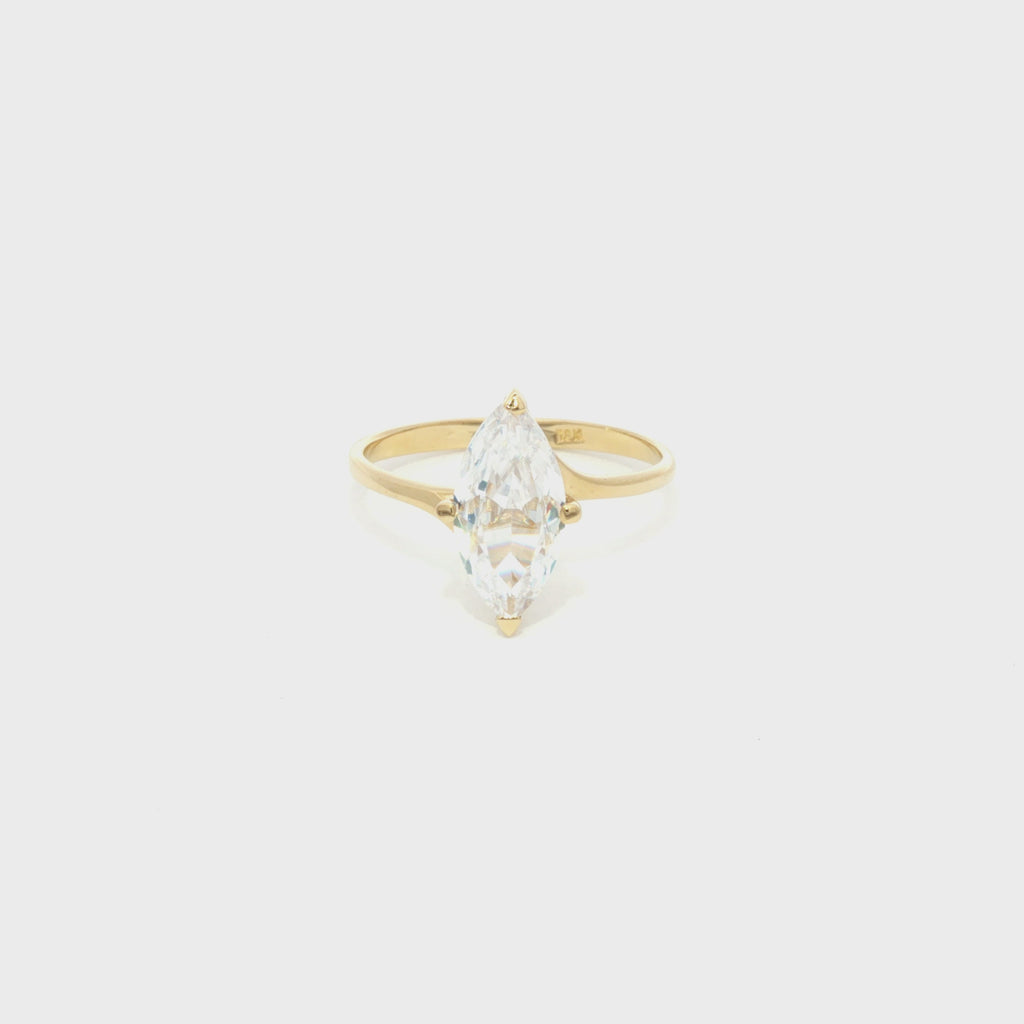 ANILLO ZIRCÓN MARQUESA