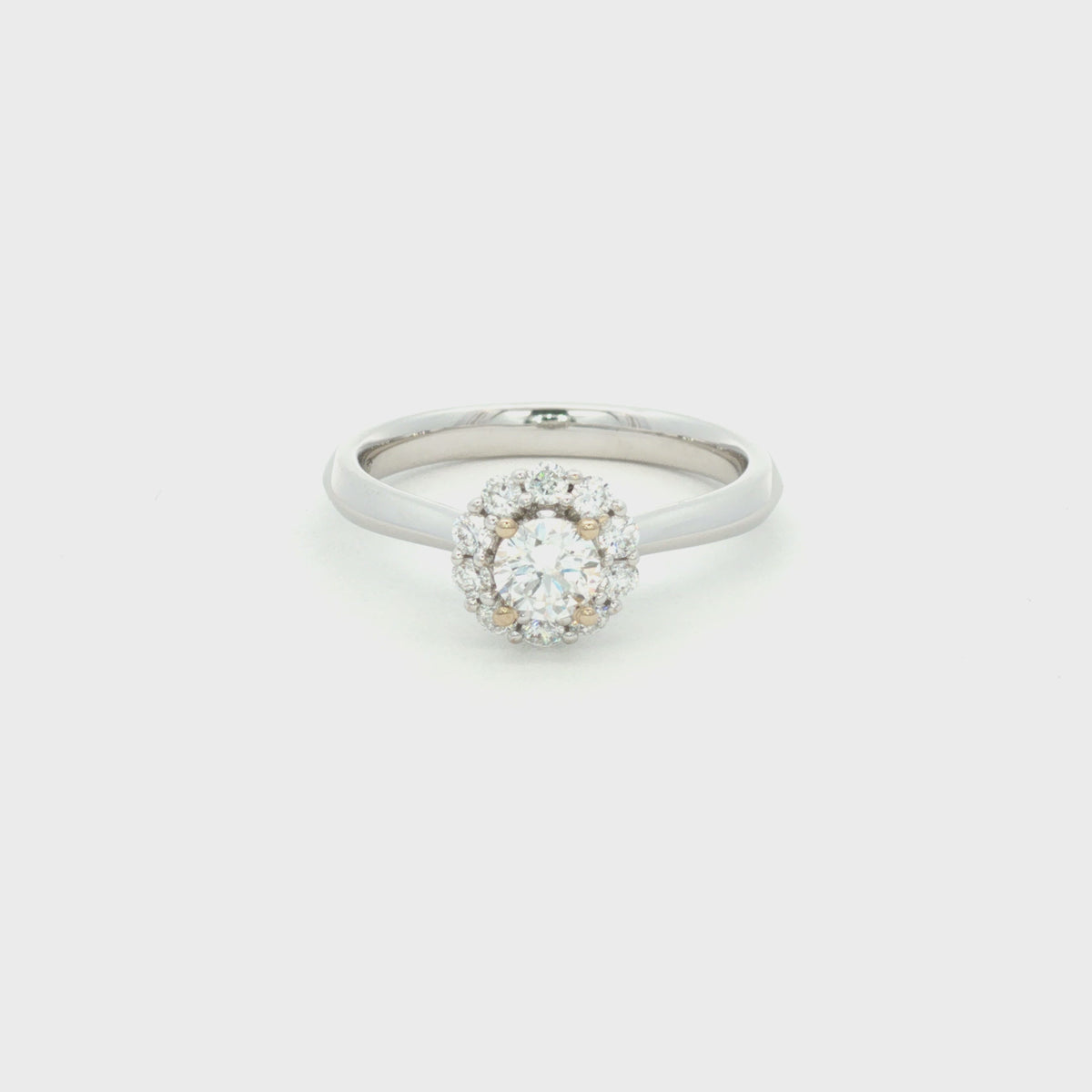 ANILLO FLOR CON DIAMANTES