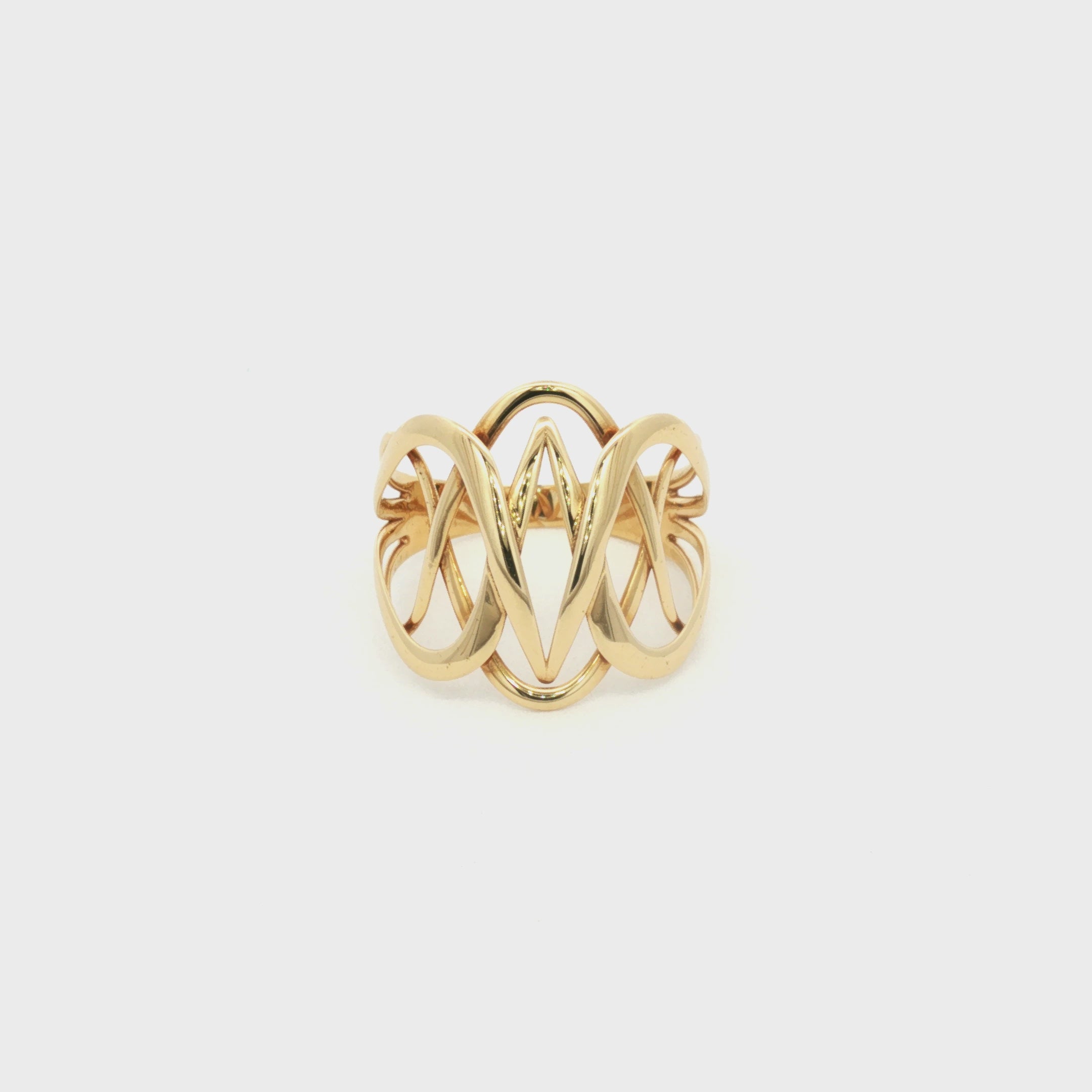 ANILLO ONDAS OVALADAS