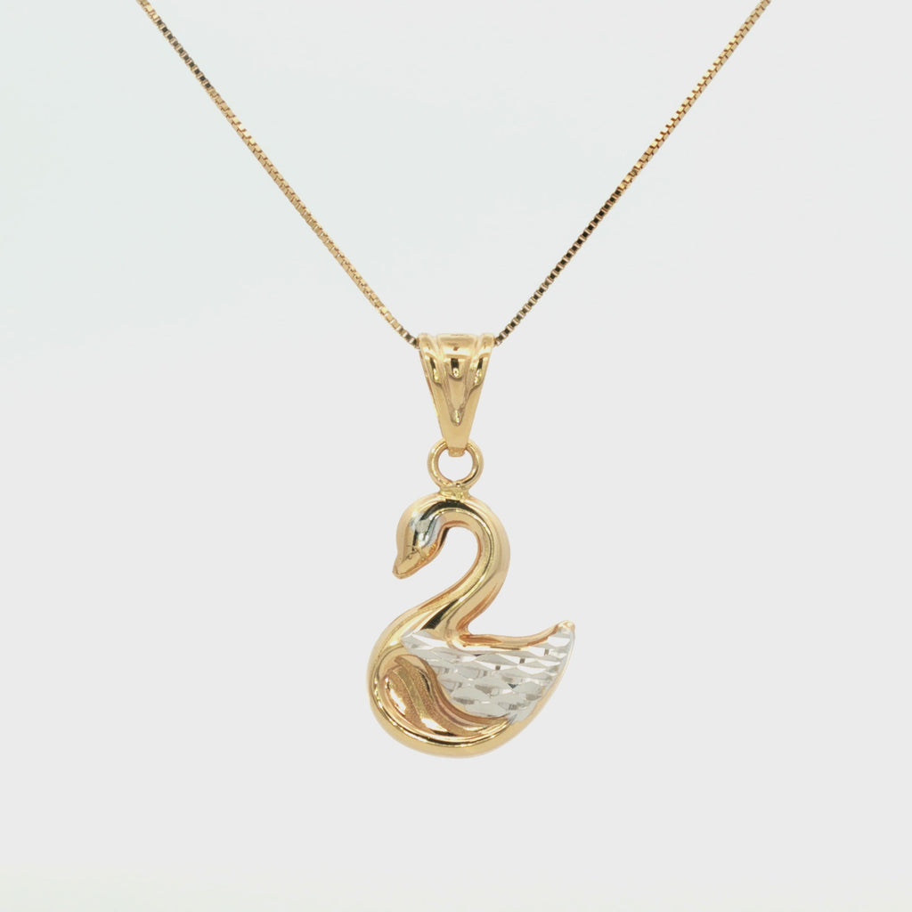 DIJE CISNE DIAMANTADO
