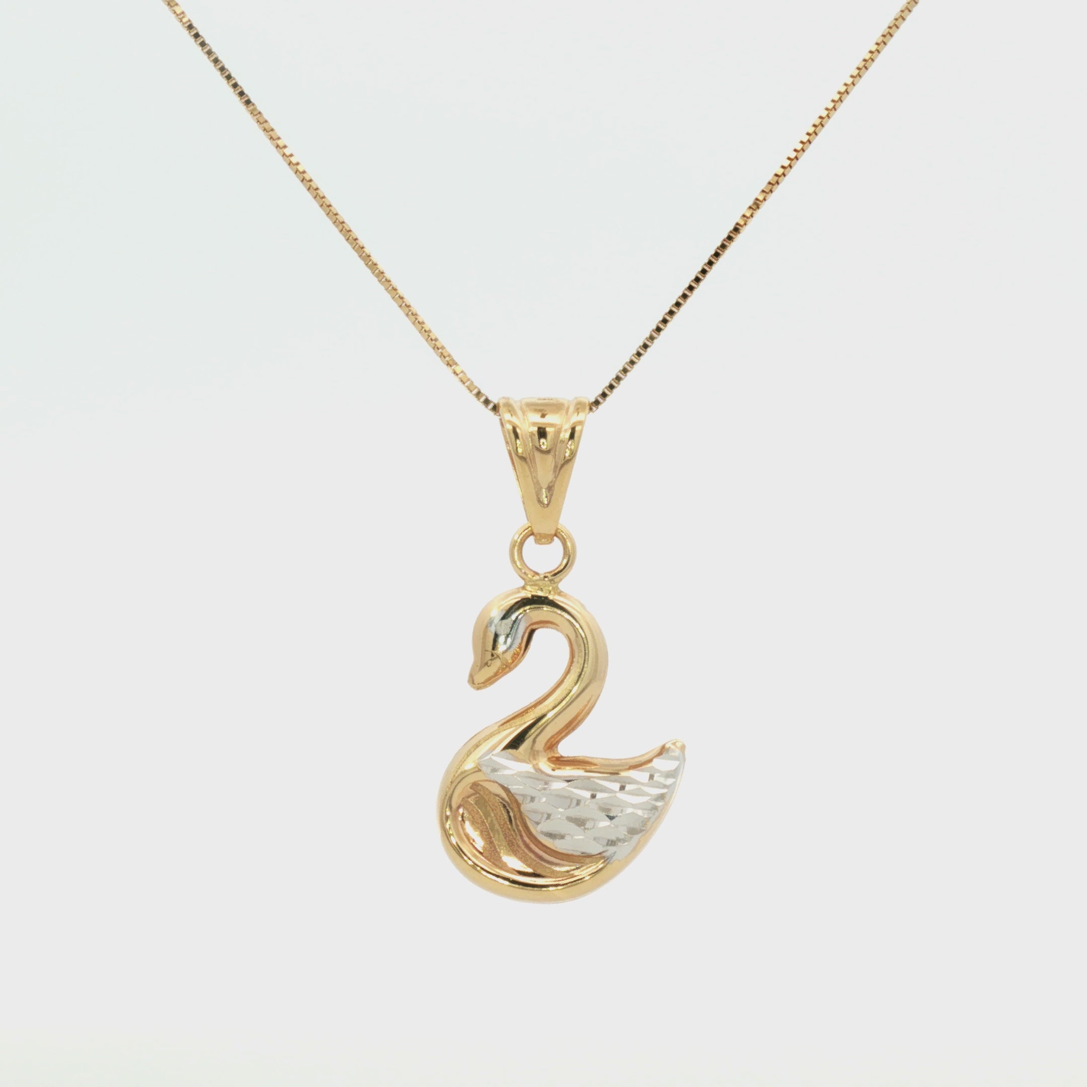 DIJE CISNE DIAMANTADO