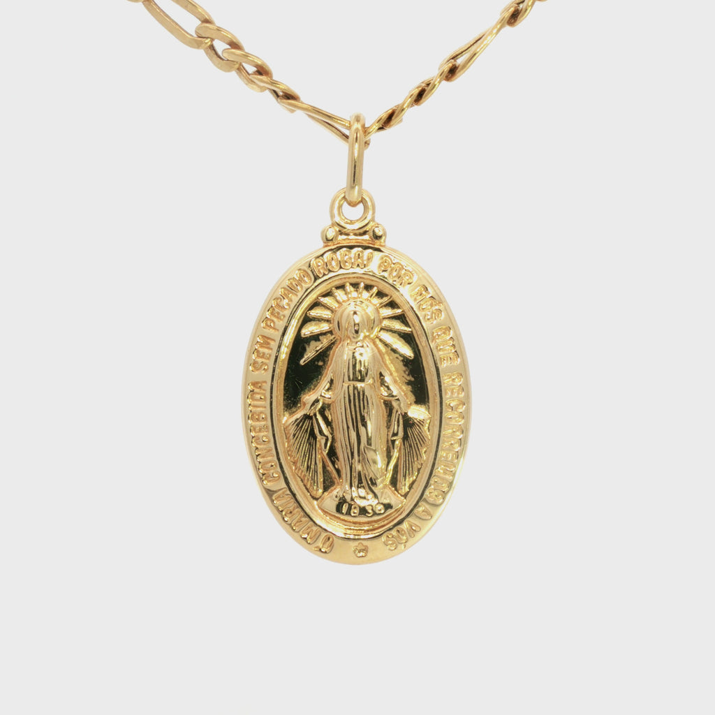 MEDALLA MILAGROSA OVAL